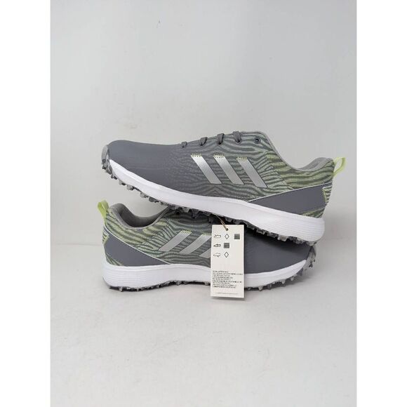 NEW adidas Womens S2G Golf Shoes GZ3911 2022 - Grey Three/Pulse Lime Ladies New - Picture 4 of 8
